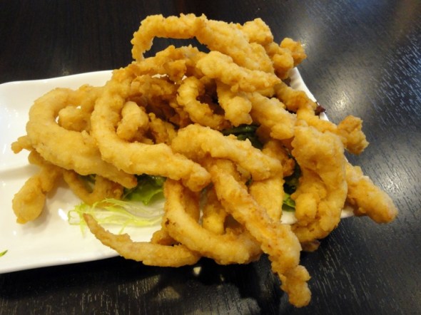 Fried squid tentacles ($6.80) at The Grand Tofu.