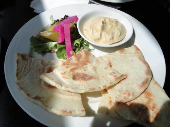 "Hommus" plate at VU Halal Kitchen in Footscray.